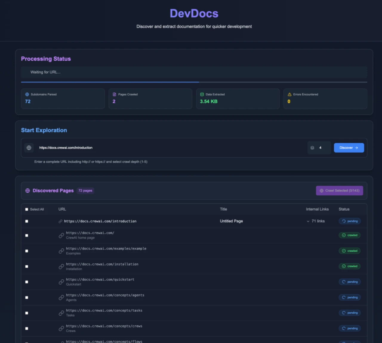 DevDocs：一款专为程序员打造的开源文档爬取和处理工具.webp