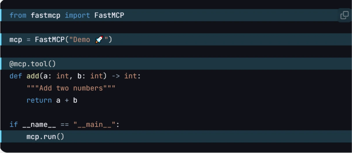 FastMCP：用于构建MCP服务器的开源Python框架