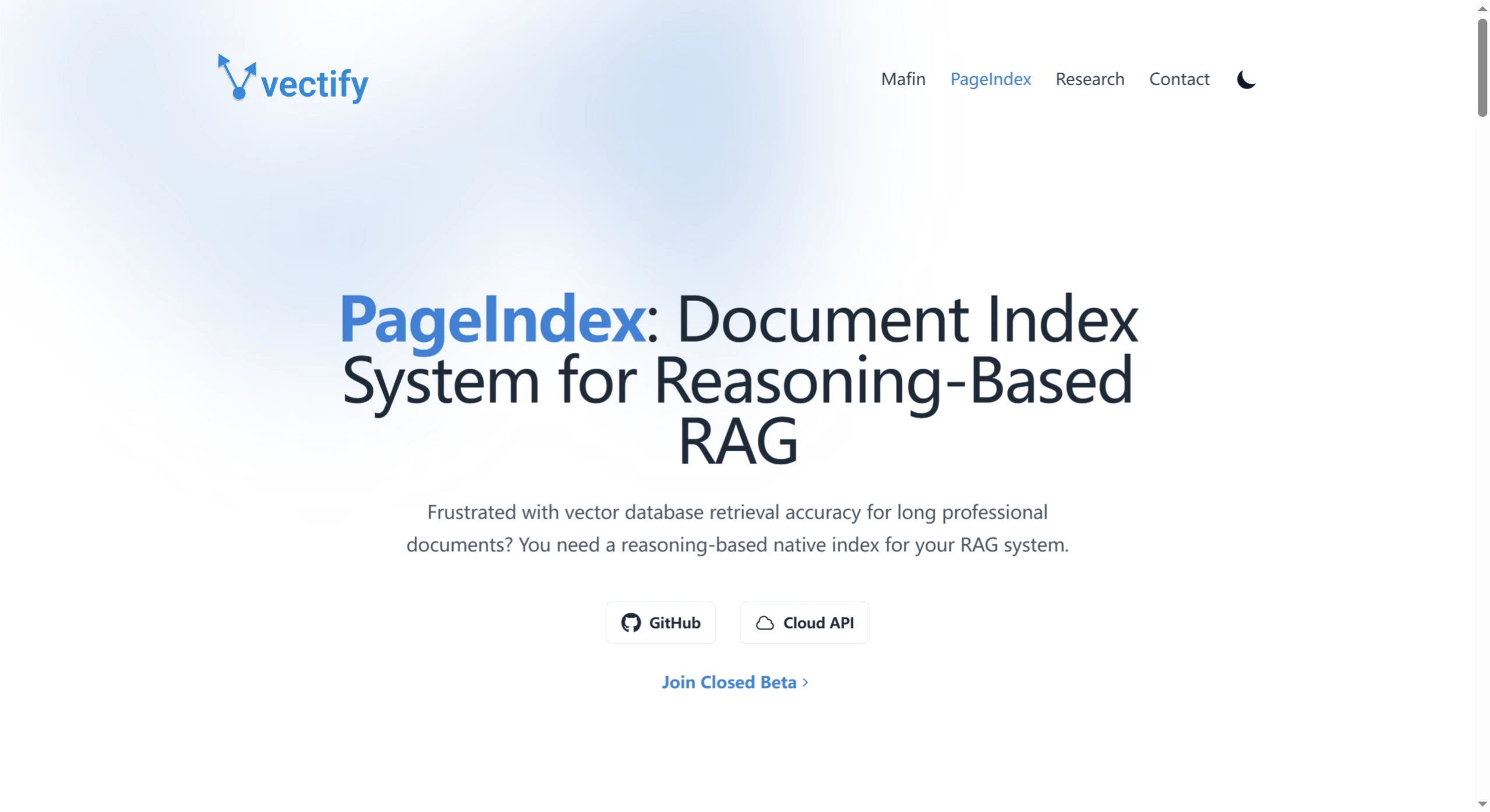 PageIndex：一个开源PDF文档索引系统，可实现更精准、更逻辑化的检索