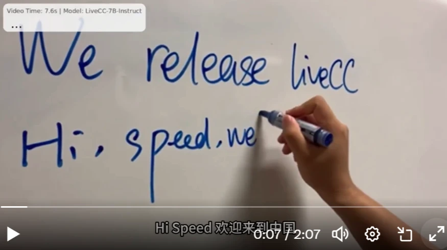 LiveCC：字节跳动和新加坡国立大学合作开发的能实时解说的视频大语言模型