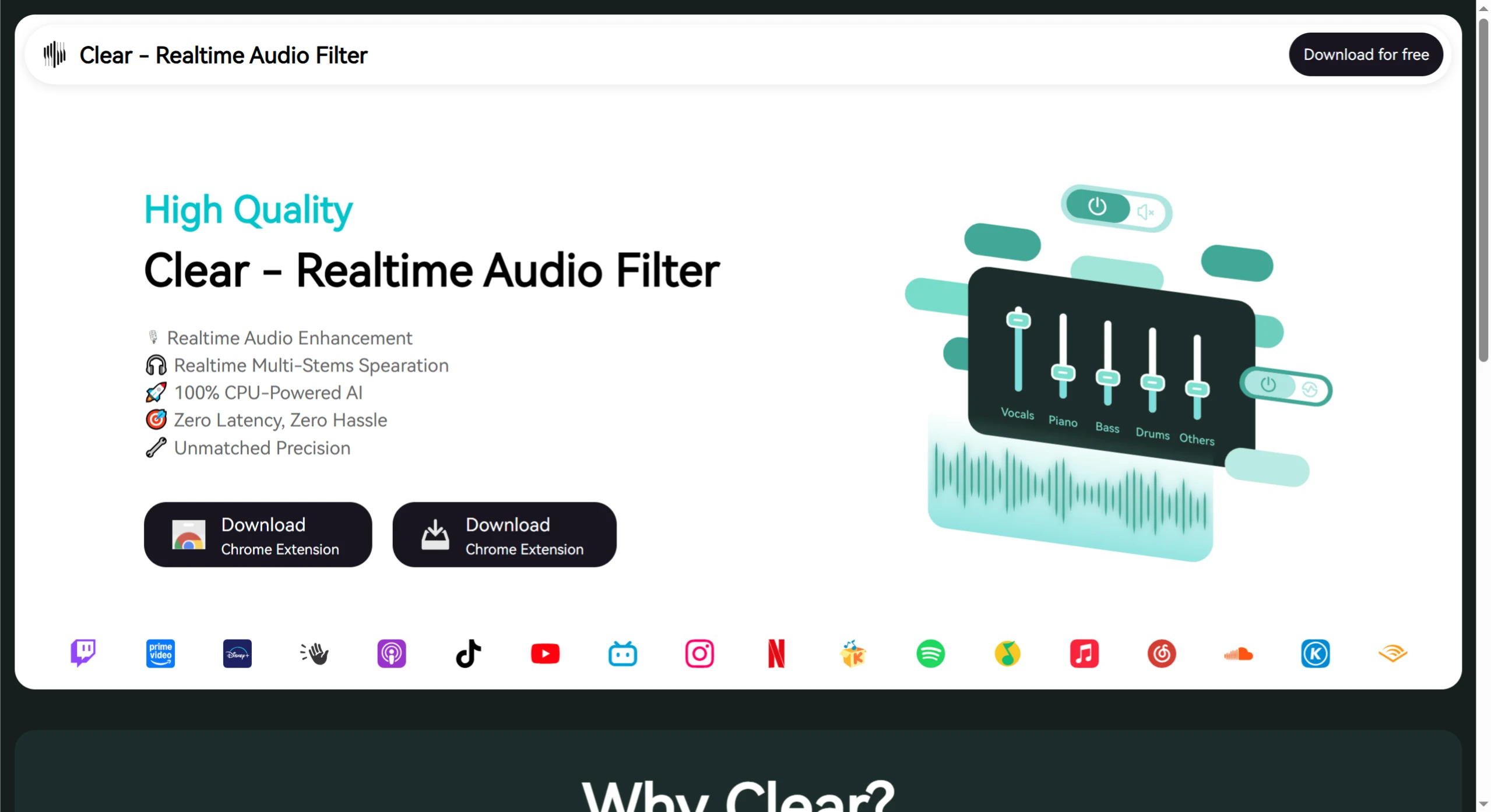 有道Clear：实时声伴分离人声增强插件.webp