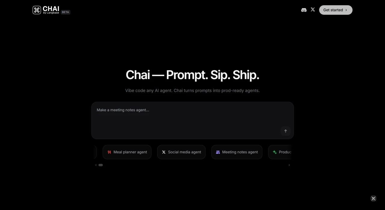 Chai：AI代理开发平台.webp