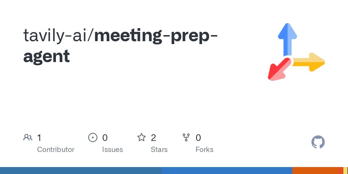 Meeting Prep Agent：一款高效的会议准备自动化工具