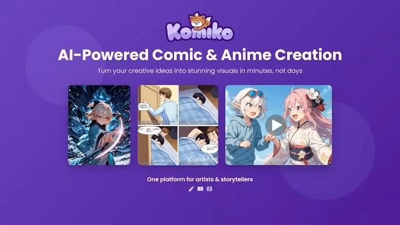 Komiko：艺术、动漫及漫画的一体化AI平台.webp