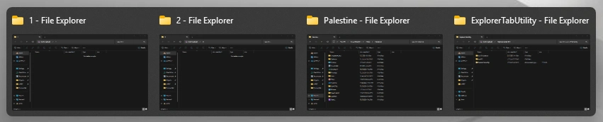 ExplorerTabUtility：开源的Windows11资源管理器多标签超级自定义工具
