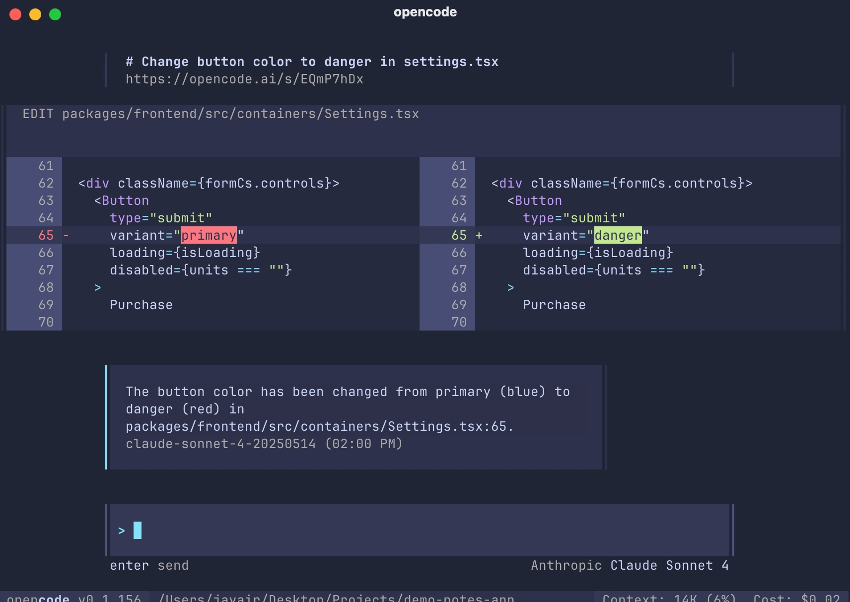 Opencode：Claude Code开源替代，为开发者提供AI编码辅助