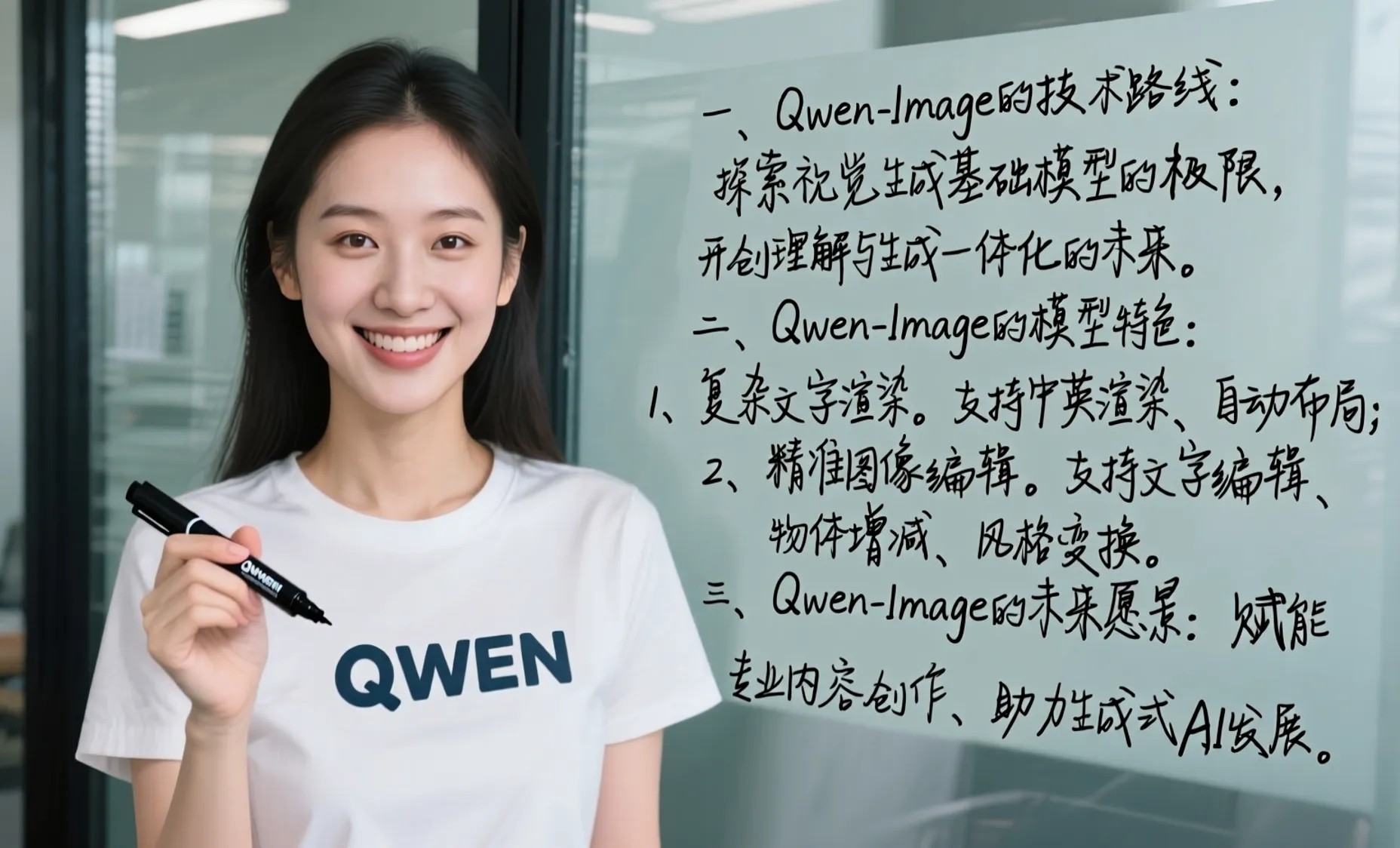 Qwen-Image：阿里云通义千问团队开源的图形海报生成模型