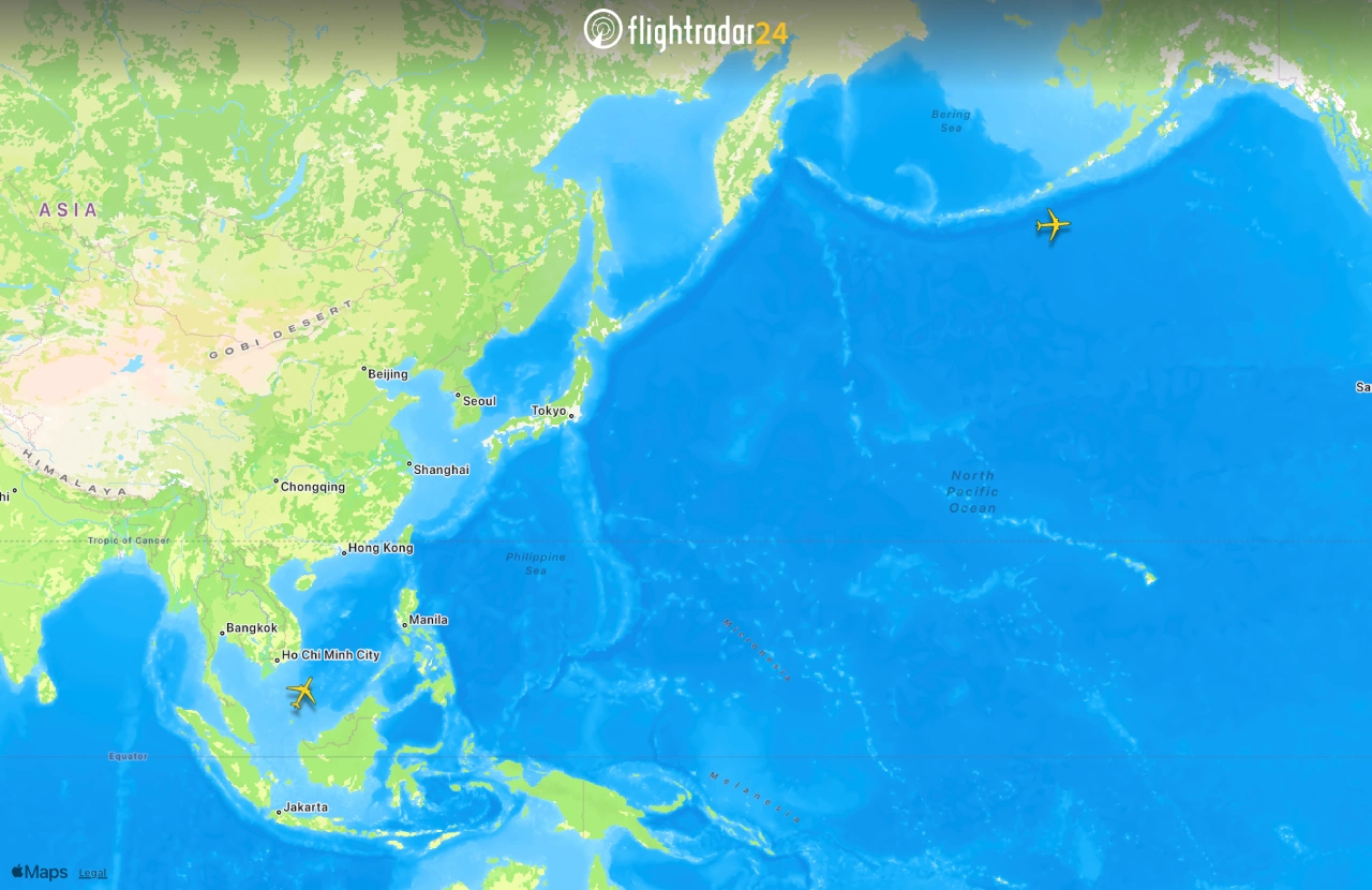 FlightRadar24：一款非常受欢迎的实时航班追踪工具