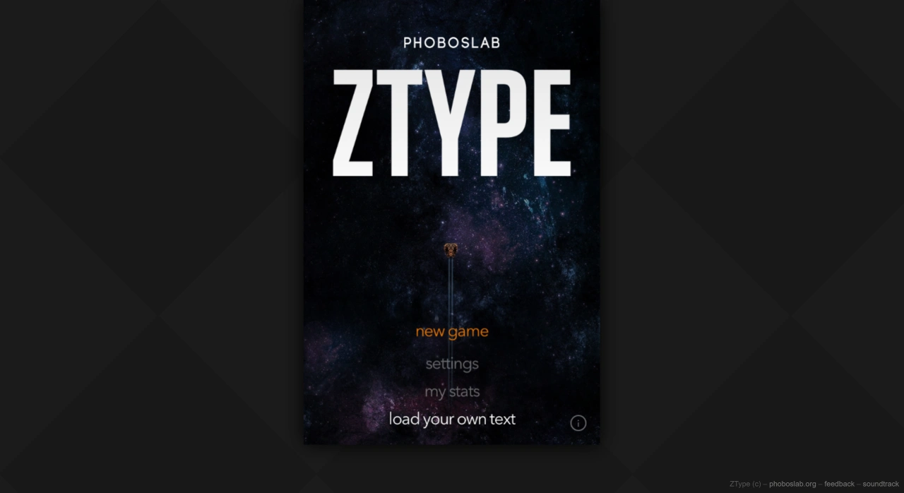 ZType：一个在线打字练习小游戏网站