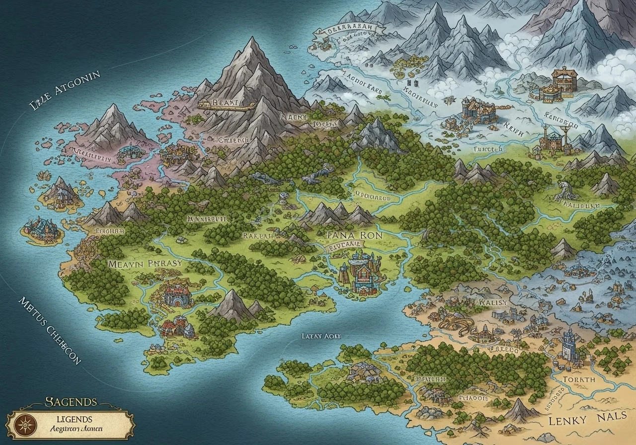 FantasyGen:在线AI奇幻地图生成器 FantasyGen:在线AI奇幻地图生成器