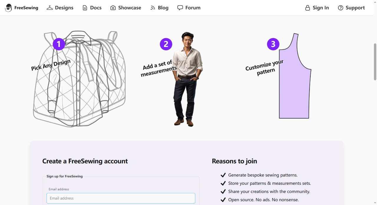 FreeSewing使用方法