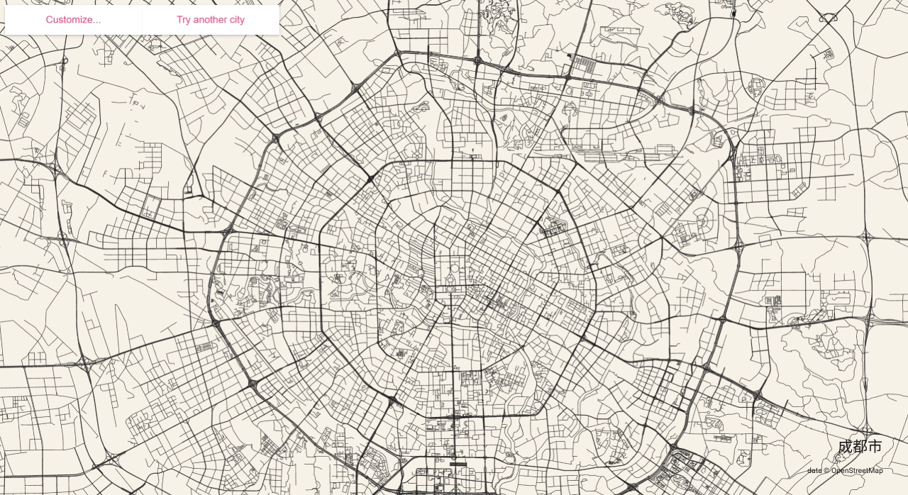 City-Roads-成都道路网