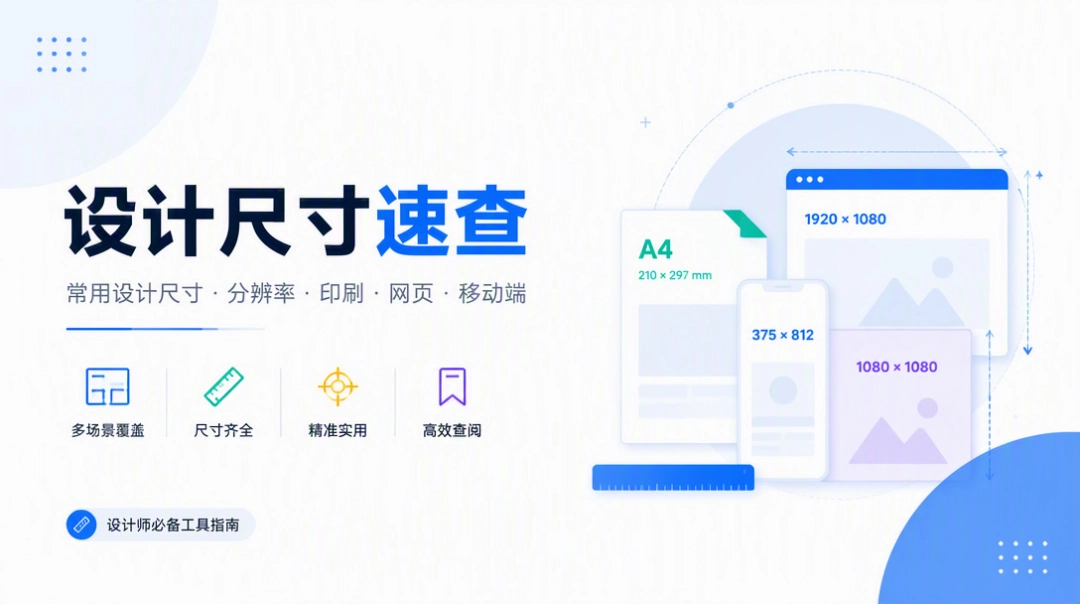 设计尺寸大全速查(图1) 设计尺寸大全速查