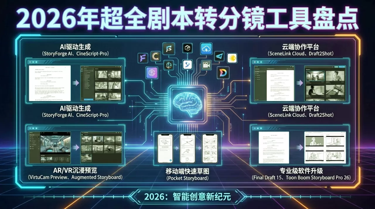 2026年超全剧本转分镜工具盘点