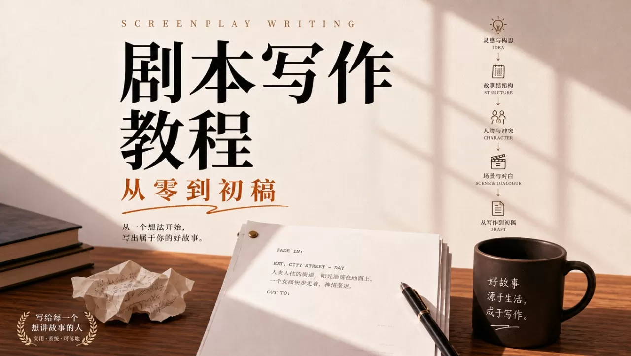 剧本写作教程:从零到初稿