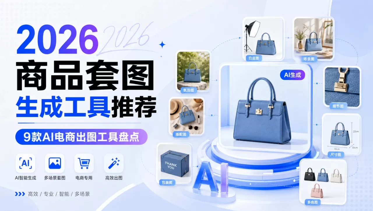 2026商品套图生成工具推荐:9款AI电商出图工具盘点 2026商品套图生成工具推荐:9款AI电商出图工具盘点