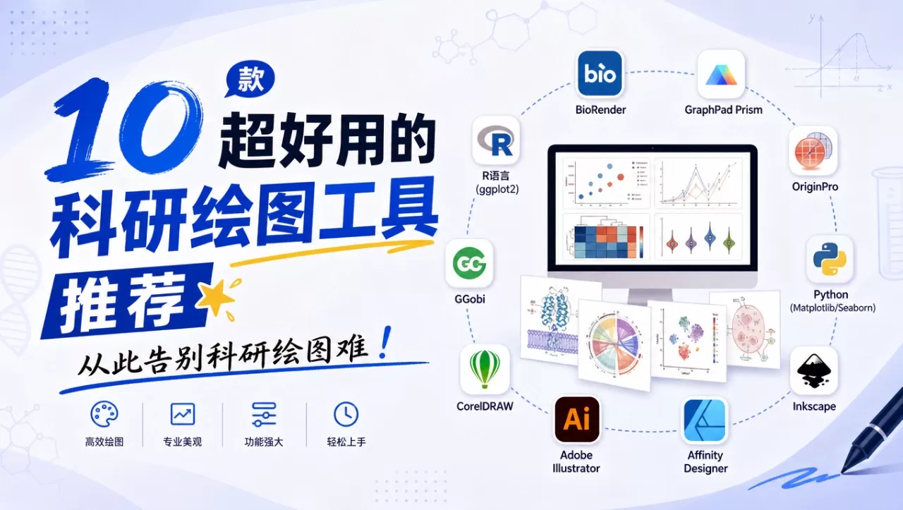 10款超好用的科研绘图工具推荐,从此告别科研绘图难! 10款超好用的科研绘图工具推荐,从此告别科研绘图难!